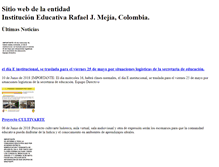 Tablet Screenshot of ierafaeljmejia-sabaneta-antioquia.edu.co